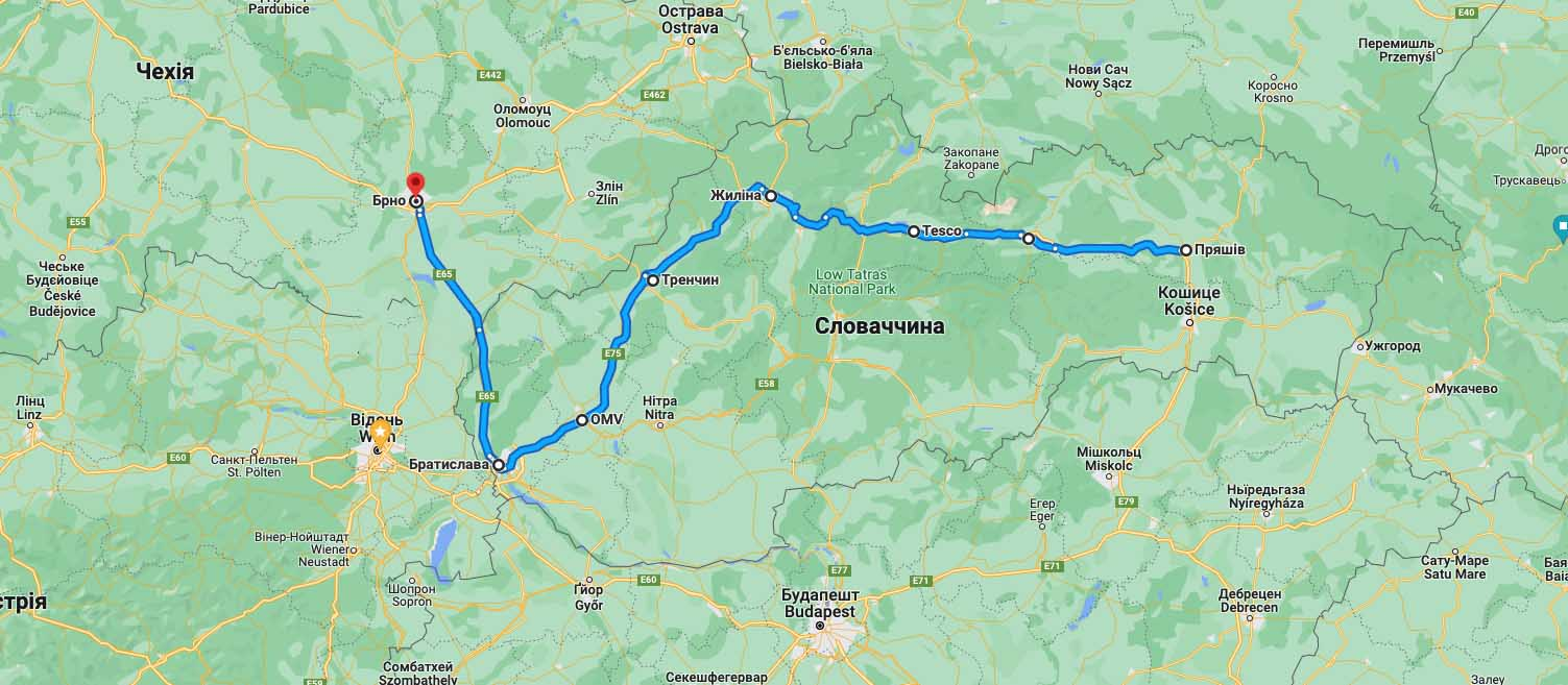 Словаччина — Від Ужгорода до Братислави через гірські міста